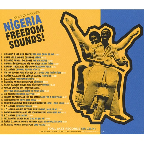 V.A. - Nigeria Freedom Sounds! - Calypso, Highlife, Juju & Apala: Popular Music And The Birth Of Independent Nigeria 1960-63