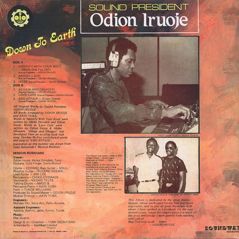 Odion Iruoje - Down To Earth