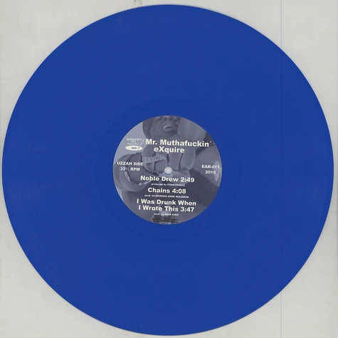 Mr. Muthafuckin' eXquire - The Last Huzzah EP Blue Vinyl Edition