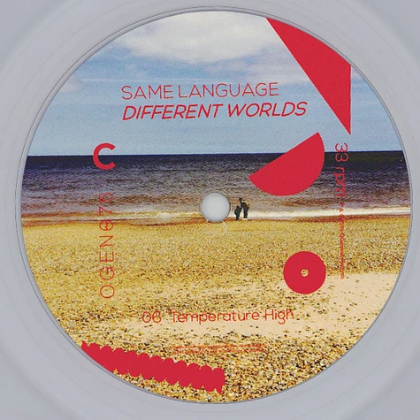 Tim Burgess & Peter Gordon - Same Language, Different Worlds Clear Vinyl Edition