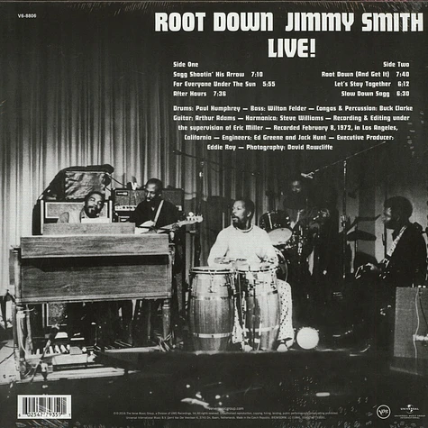 Jimmy Smith - Root Down: Jimmy Smith Live! Back To Black Edition