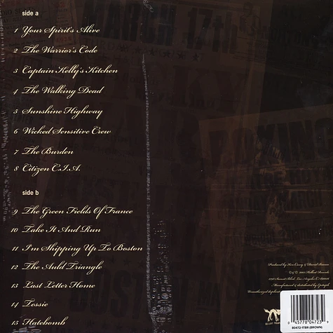 Dropkick Murphys - The Warrior's Code Brown Vinyl Edition