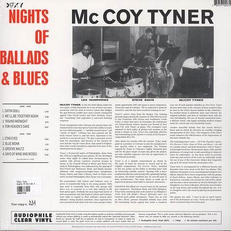 McCoy Tyner - Nights Of Ballads & Blues