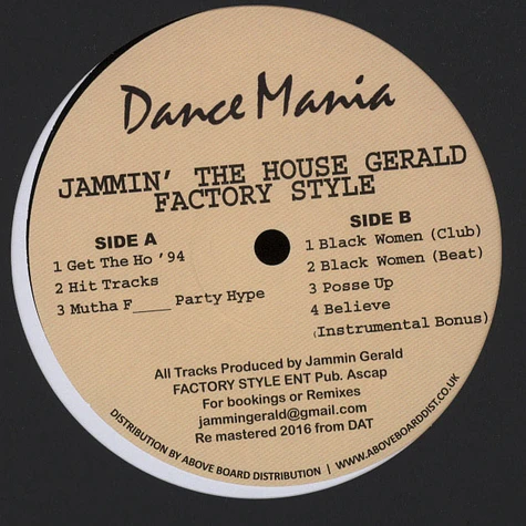 Jammin' The House Gerald - Factory Style