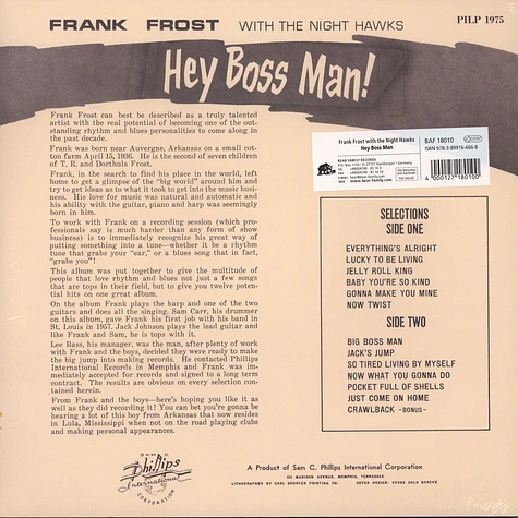 Frank Frost & The Night Hawks - Hey Boss Man!