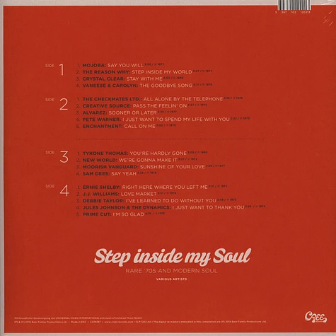 V.A. - Step Inside My Soul - Rare '70s And Modern Soul