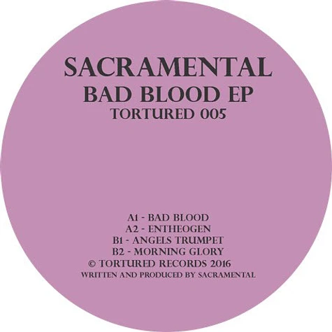 Sacramental (Billy Nasty & Dave Lievense) - Bad Blood EP