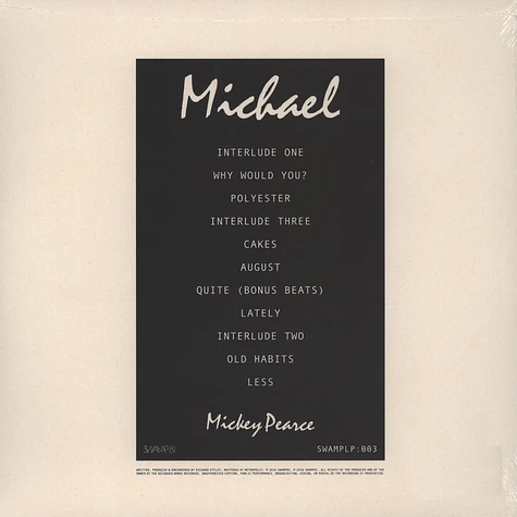 Mickey Pearce - Michael