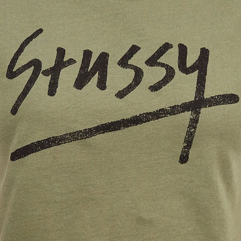 Stüssy - Sharpie Cropped Cuff T-Shirt