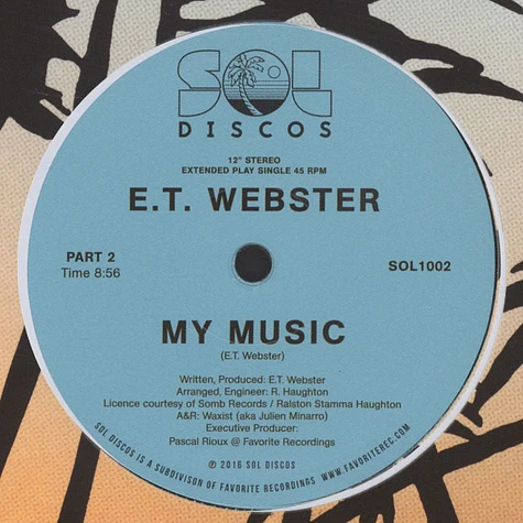 E.T. Webster - My Music