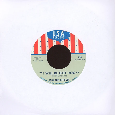 Wiley Terry / Miss Ann Littles - Shake It Baby / I Will Be Got Dog