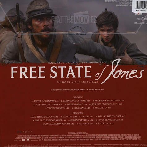 Nicholas Britell - OST Free State Of Jones Red Vinyl Edition