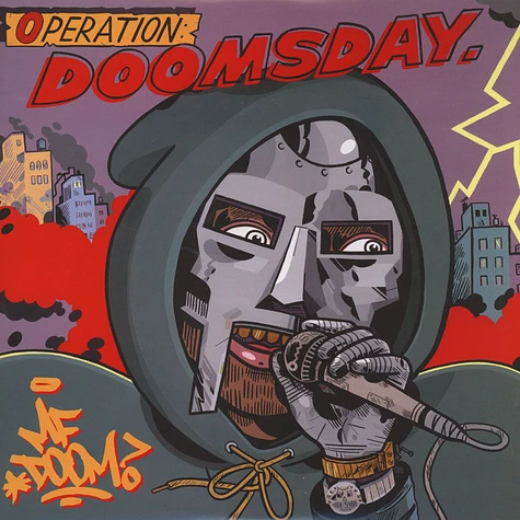 MF DOOM - Operation: Doomsday Black & Red Vinyl Metal Face Cover Edition