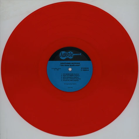 Lightnin' Hopkins - Texas Blues Man Red Vinyl Edition