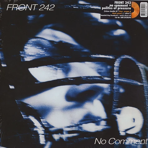 Front 242 - No Comment / Politics Of Pressure Orange / Black Vinyl Edition