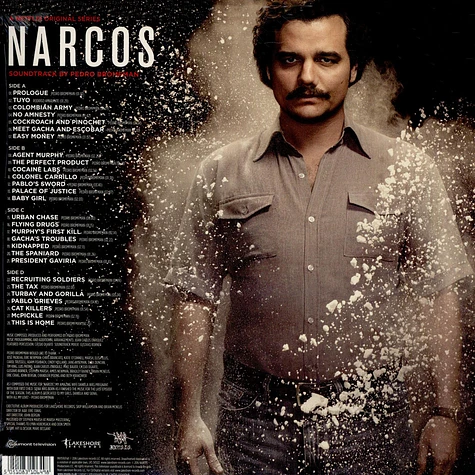 Pedro Bromfman - Narcos - Original Soundtrack White Black Vinyl Edition