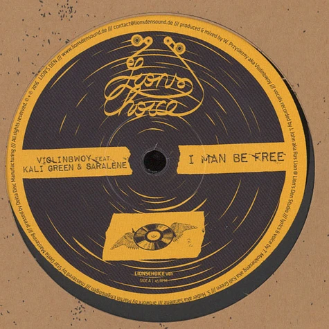 Violinbwoy - I Man Be Free Feat. Kali Green & Saralene