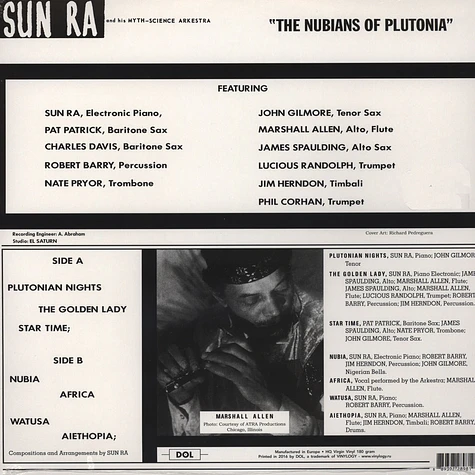 Sun Ra & His Arkestra - The Nubians Of Plutonia