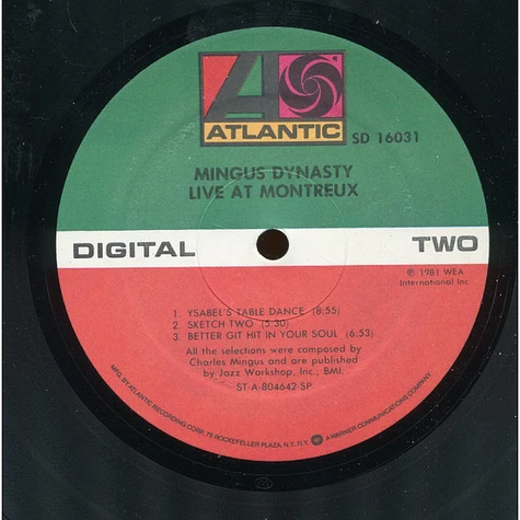 Mingus Dynasty - Live At Montreux