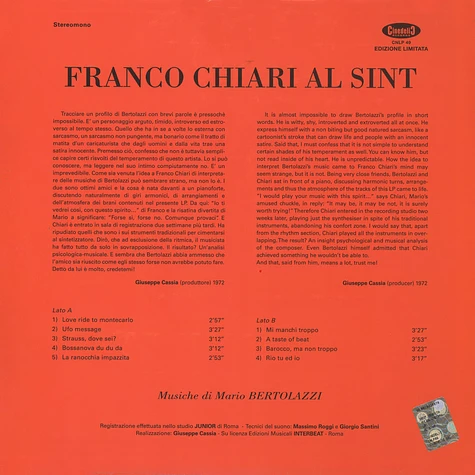 Franco Chiari - Al Sint