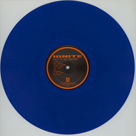 Ignite - Call On My Brothers Blue Vinyl Edition
