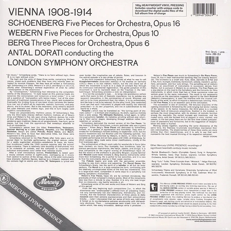 Antal Dorati / London Symphony Orchestra - Vienna 1908-1914