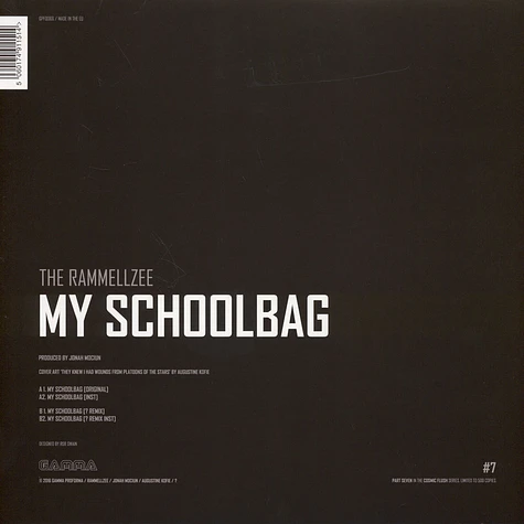 The Rammellzee - My Schoolbag Special Edition