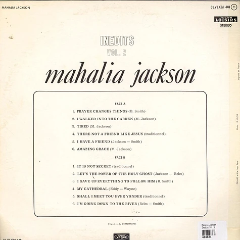 Mahalia Jackson - Inedits Vol. 2