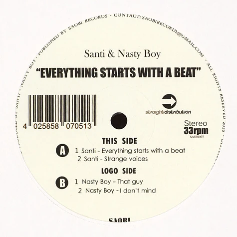 Santi & Nasty Boy - Everything Starts With A Beat