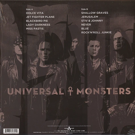 The 69 Eyes - Universal Monsters Black Vinyl Edition
