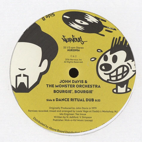 John Davis & The Monster Orchestra - Bourgie, Bourgie Louie Vega Remixes