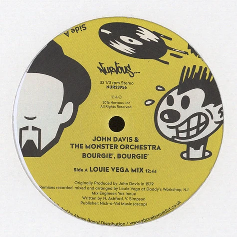 John Davis & The Monster Orchestra - Bourgie, Bourgie Louie Vega Remixes