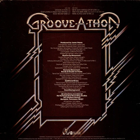 Isaac Hayes - Groove-A-Thon