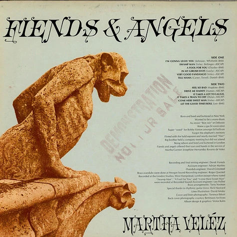 Martha Velez - Fiends & Angels