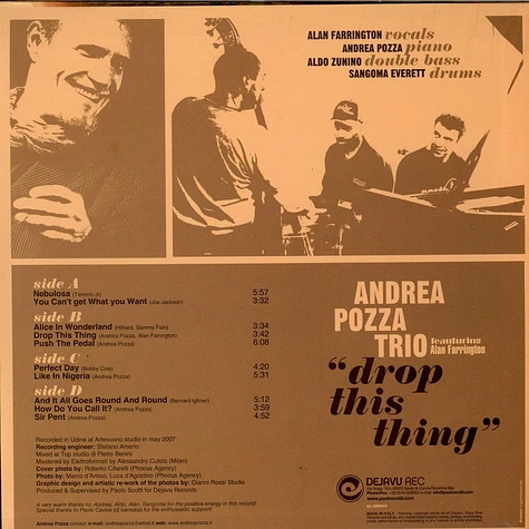 Andrea Pozza Trio featuring Alan Farrington - Drop This Thing