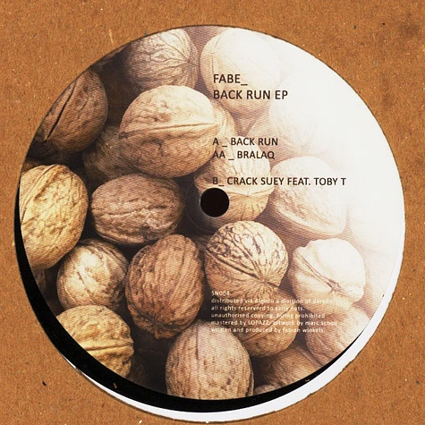 Fabe & Toby T - Back Run Ep