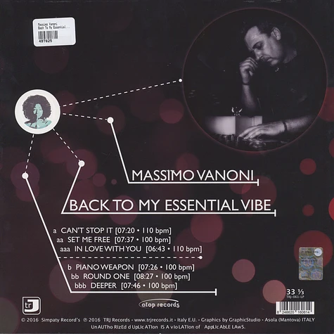 Massimo Vanoni - Back To My Essential Vibe