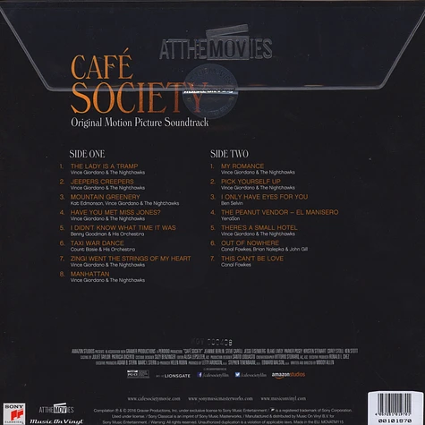 V.A. - OST Cafe Society Red Vinyl Edition
