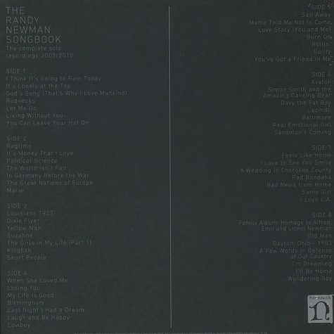 Randy Newman - The Randy Newman Songbook