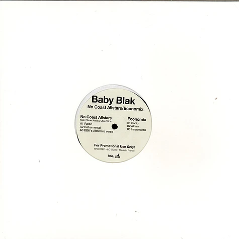 Baby Blak - No Coast Allstars / Economix