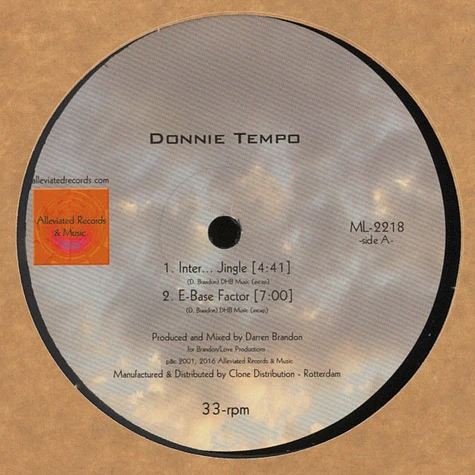 Donnie Tempo - Donnie Tempo EP