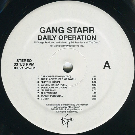 Gang Starr - Daily Operation