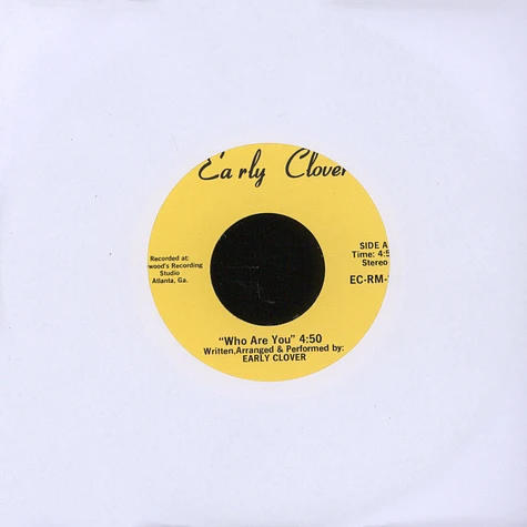 Early Clover - Who Are You / I Wanna Take A Chance With You