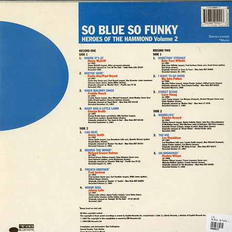 V.A. - So Blue So Funky (Heroes Of The Hammond / Volume 2)