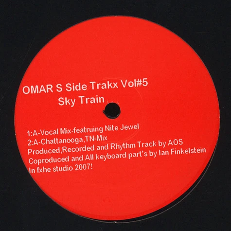 Omar S - Side Trakx Volume 5 Sky Train