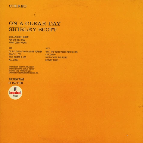 Shirley Scott - On A Clear Day