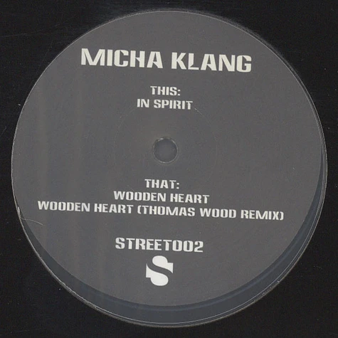 Micha Klang - In Spirit / Wooden Heart Thomas Wood Remix