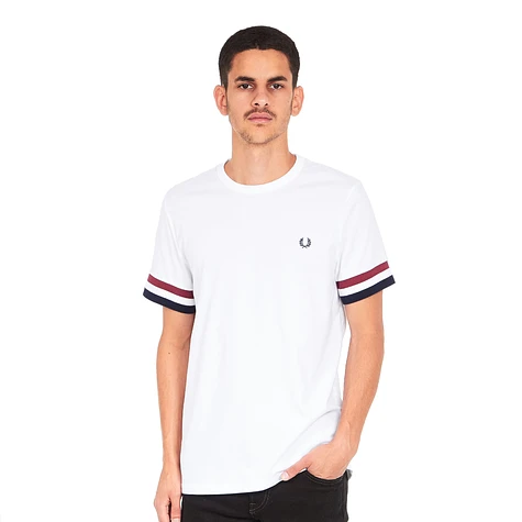 Fred Perry - Striped Cuff T-Shirt