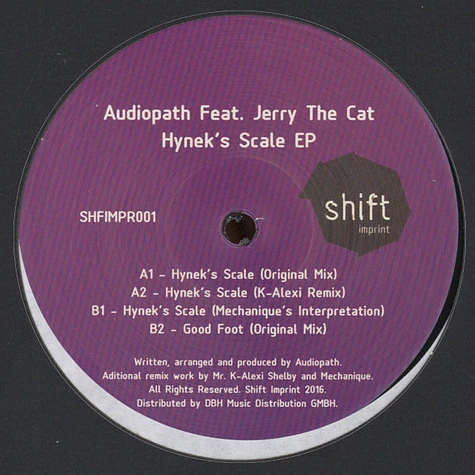 Audiopath - Hynek's Scale EP Feat. Jerry The Cat