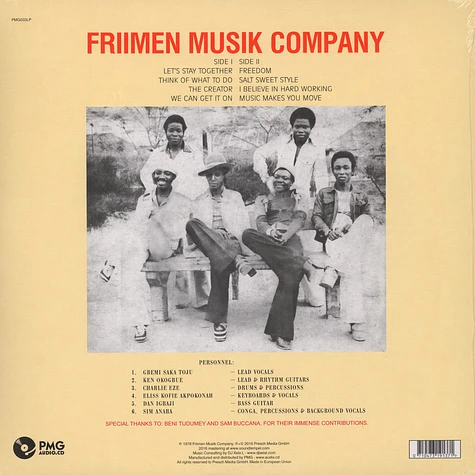 Friimen Musik Company - We Can Get It On